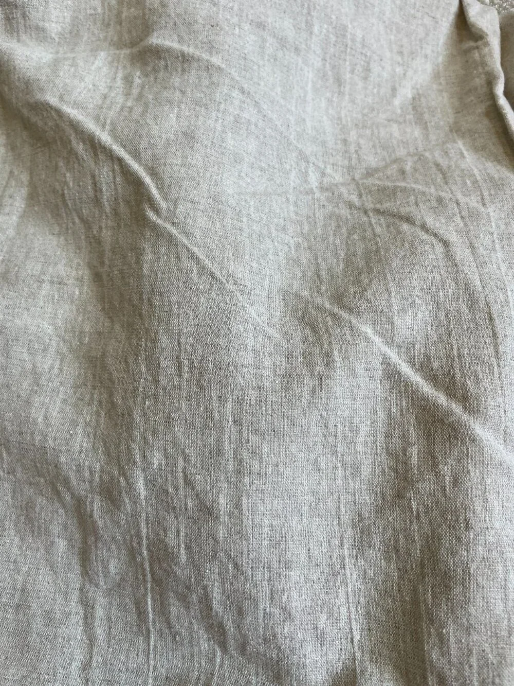 3y x 56”Linen Natural Undyed Tan Prewashed Fabric